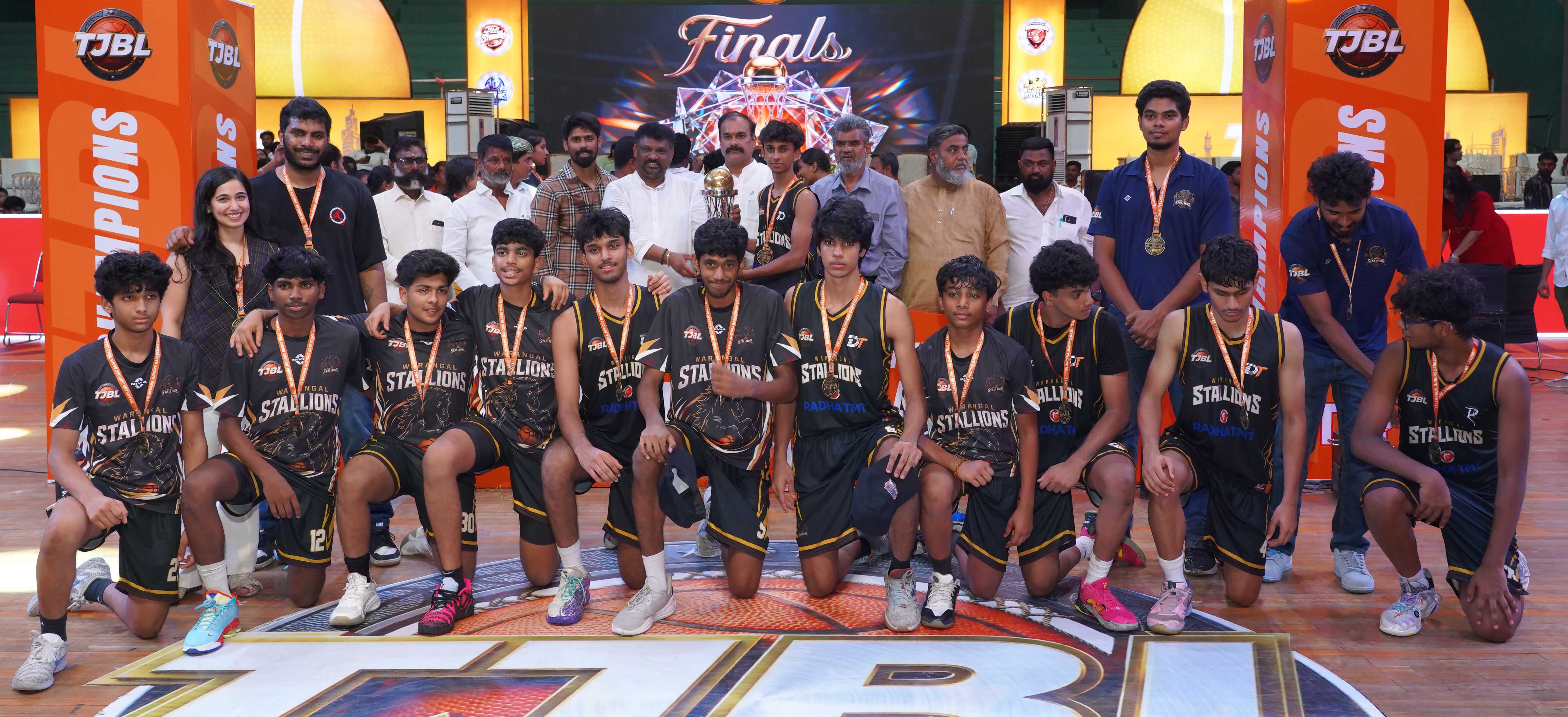Telangana Junior Basketball League concludes on a high note; Four Champions crowned in historic inaugural edition